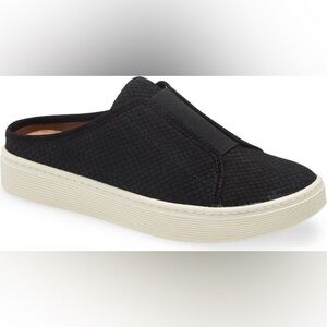 Sofft Women’s Beekon Snake Embossed Leather Sneaker Mule Black 10M Slip On